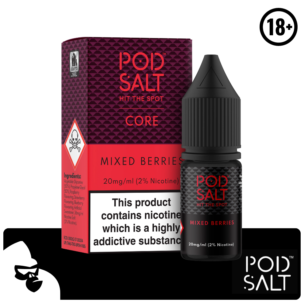 MIXED BERRIES POD SALT 10ML