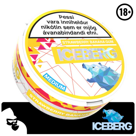 ICEBERG STRAWBERRY BANANA GUM